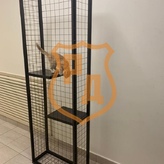 оконная решетка антикошка с выгулом